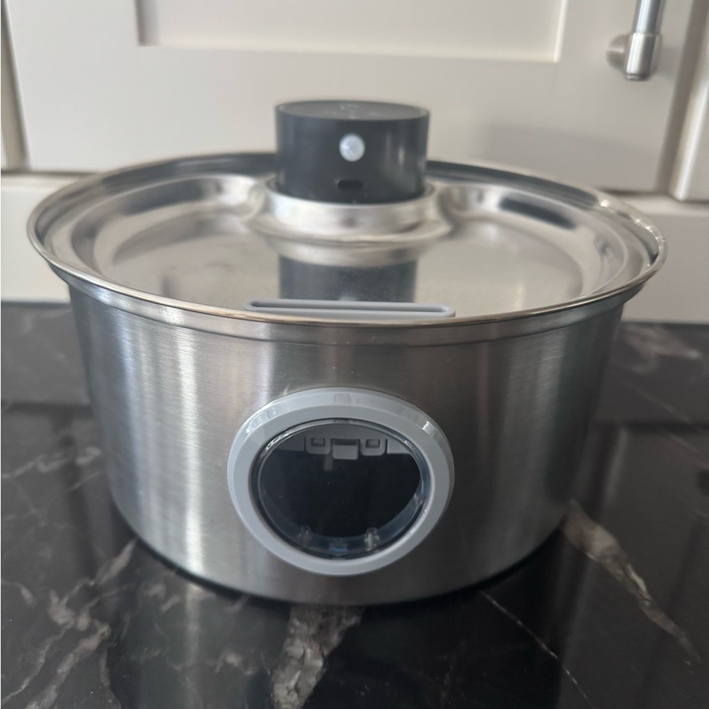 Stainless Steel Wireless Rechargeable Pet Water Fountain-Motion Sensor